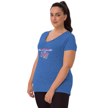 Load image into Gallery viewer, Lovehearts Women’s Recycled V-Neck T-Shirt
