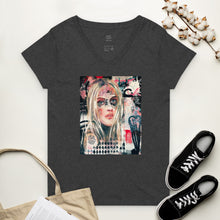 Load image into Gallery viewer, Confident Women’s Recycled V-Neck T-Shirt
