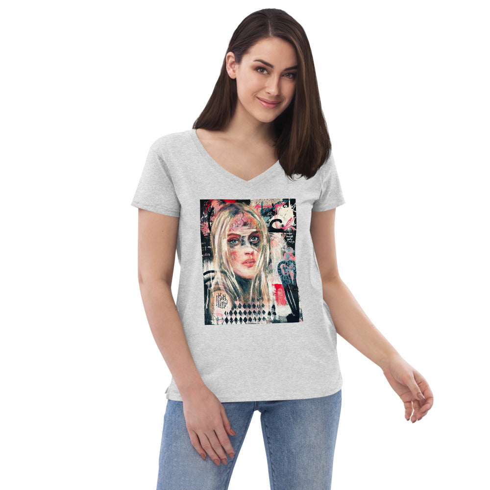 Confident Women’s Recycled V-Neck T-Shirt