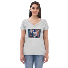 Load image into Gallery viewer, Polar&#39;s Debut Women’s Recycled V-Neck T-Shirt

